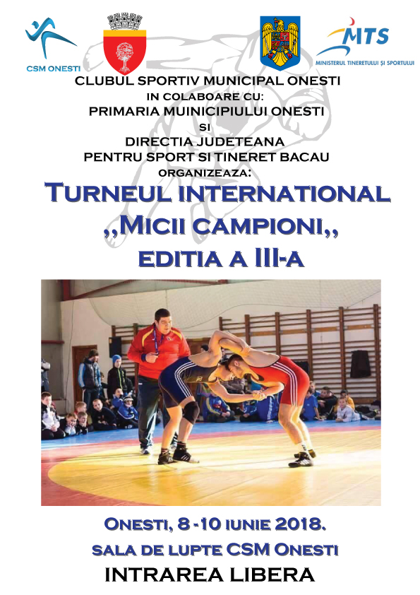 Turneul International „Micii Campioni” – Editia a III-a, Onesti 8-10 Iunie 2018
